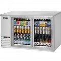 Everest EBB59G-SD-SS 57-3/4(w) inch Back Bar Refrigerator, (2)Sliding Glass Door(s), (344)12oz Bottle(s), (4)Shelve(s), 17Cu.ft, 1/4hp, 115v/60/1-ph, ETL/NSF Listed