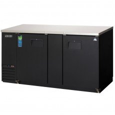 Everest EBB69-24 68(w) inch Back Bar Refrigerator, (2)Solid Hinged Door(s), (4)Shelve(s), Black, (441)12oz Bottle(s), 20Cu.ft, 1/4hp, 115v/60/1-ph, ETL/NSF Listed