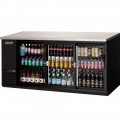 Everest EBB90G-SD 89-1/4(w) inch Back Bar Refrigerator, (3)Sliding Glass Door(s), (6)Shelve(s), Black, (609)12oz Bottle(s), 28Cu.ft, 1/3hp, 115v/60/1-ph, ETL/NSF Listed