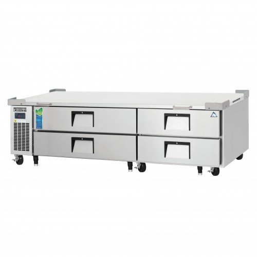 Everest ECB82-84D4 84(w) inch (4)Drawer(s) Refrigerated Chef Base, 6Cu.ft, Casters, 1/3hp, 115v/60/1-ph, ETL/NSF Listed