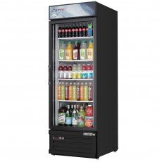 Everest EMGR10B 24(w) inch (1)Glass Door(s) Merchandiser Refrigerator, Black, (3)Shelve(s), 10Cu.ft, (120)20oz Bottle(s), 1/5hp, 115v/60/1-ph, ETL/NSF Listed