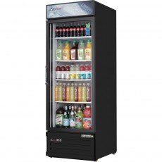 Everest EMGR20B 24-3/4(w) inch (1)Glass Door(s) Merchandiser Refrigerator, Black, (4)Shelve(s), 20Cu.ft, (150)20oz Bottle(s), 1/4hp, 115v/60/1-ph, ETL/NSF Listed