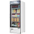 Everest EMGR24 28-3/8(w) inch (1)Glass Door(s) Merchandiser Refrigerator, White, (4)Shelve(s), 25Cu.ft, (165)20oz Bottle(s), 1/3hp, 115v/60/1-ph, ETL/NSF Listed, Energy Star