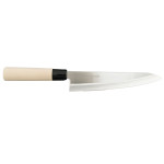 8118-A2 Gyuto Knife, 7.75(L) inch Stainless Steel Blade, Natural Wood Handle