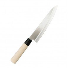 8118-A2 Gyuto Knife, 7.75(L) inch Stainless Steel Blade, Natural Wood Handle