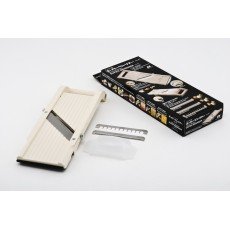 No.95 Benriner Vegetable Cutter, Plastic, (4)Stainless Steel Blade(s), 14(w) x 5(d) x 3.5(h) inch