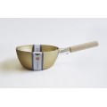  A-1562 Yukihira Nabe Aluminum All Purpose Cookware, 54oz, Wooden Handle, 7(w)x7(d)x3(h) inch