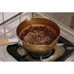  A-1562 Yukihira Nabe Aluminum All Purpose Cookware, 54oz, Wooden Handle, 7(w)x7(d)x3(h) inch