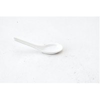 A0232 Chili Pot Spoon, White, Ceramic, 3-1/2(L) inch - 36 each