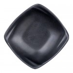 IT-A52003B Square Sauce Disk, 4oz, Matte Black, Melamine, 4.25(w)x4.25(d)x0.75(h) inch – 25 each