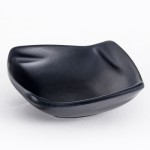 IT-A52003B Square Sauce Disk, 4oz, Matte Black, Melamine, 4.25(w)x4.25(d)x0.75(h) inch – 25 each