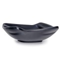 IT-A52003B Square Sauce Disk, 4oz, Matte Black, Melamine, 4.25(w)x4.25(d)x0.75(h) inch – 25 each