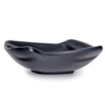 IT-A52003B Square Sauce Disk, 4oz, Matte Black, Melamine, 4.25(w)x4.25(d)x0.75(h) inch – 25 each