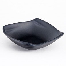 IT-A52005B Square Sauce Dish, 7oz, Matte Black Color, Melamine, 5.25(w) x 5.25(d) x 1.5(h) inch – 48 each