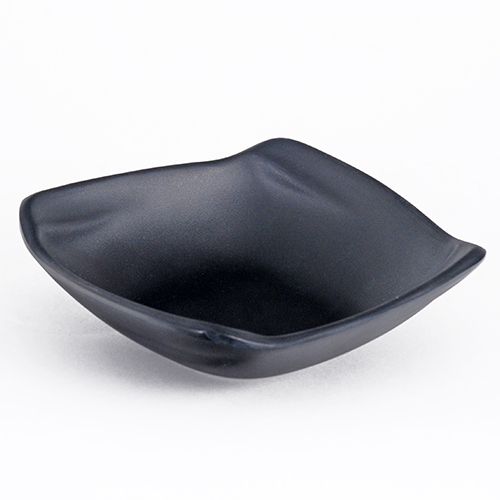 IT-A52005B Square Sauce Dish, 7oz, Matte Black Color, Melamine, 5.25(w) x 5.25(d) x 1.5(h) inch – 48 each