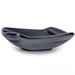 IT-A52006B Square Sauce Dish, 11oz, Matte Black Color, Melamine, 6.25(w)x6.25(d)x1.75(h) inch – 24 each
