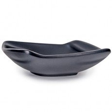 IT-A52006B Square Sauce Dish, 11oz, Matte Black Color, Melamine, 6.25(w)x6.25(d)x1.75(h) inch – 24 each