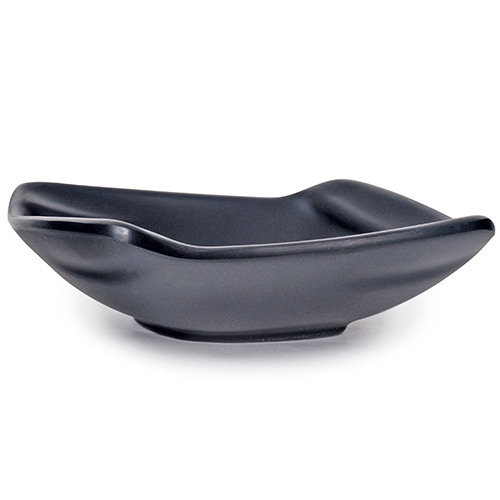 IT-A52006B Square Sauce Dish, 11oz, Matte Black Color, Melamine, 6.25(w)x6.25(d)x1.75(h) inch – 24 each