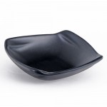 IT-A52006B Square Sauce Dish, 11oz, Matte Black Color, Melamine, 6.25(w)x6.25(d)x1.75(h) inch – 24 each