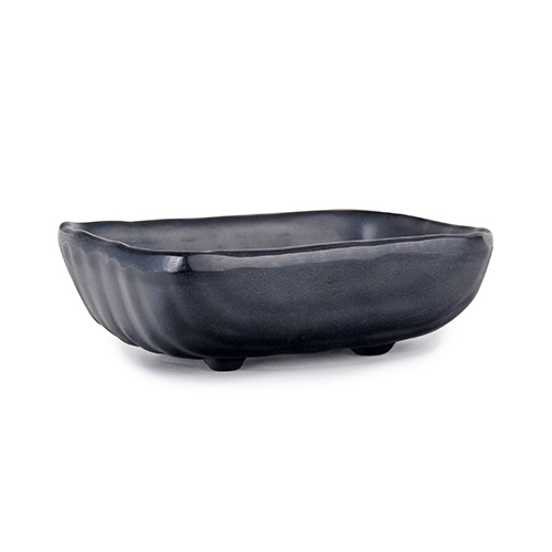 IT-A53B Rectangular Sauce Dish, 3oz, Matte Black Color, Melamine, 3.75(w)x2.75(d)x1(h) inch – 48 each