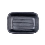 IT-A53B Rectangular Sauce Dish, 3oz, Matte Black Color, Melamine, 3.75(w)x2.75(d)x1(h) inch – 48 each