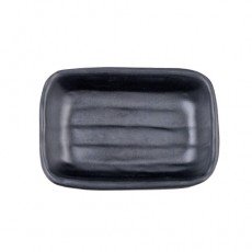 IT-A53B Rectangular Sauce Dish, 3oz, Matte Black Color, Melamine, 3.75(w)x2.75(d)x1(h) inch – 48 each