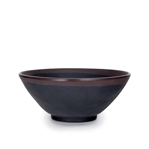 IT-F1106TM Round Bowls, 14oz, Brown/Black Color, Melamine, 5.5(w)x5.5(d)x2.4(h) inch – 24 each