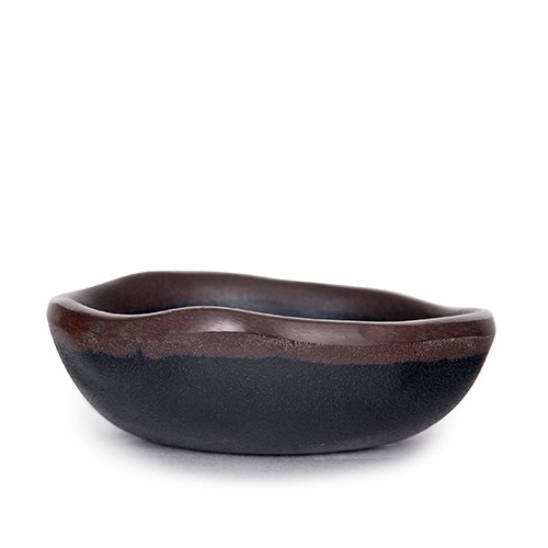 IT-F11TM Round Sauce Dish, 2oz, Brown/Black Color, Melamine, 3.25(w)x3.25(d)x1.25(h) inch  – 48 each