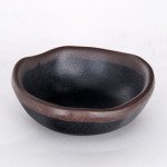 IT-F11TM Round Sauce Dish, 2oz, Brown/Black Color, Melamine, 3.25(w)x3.25(d)x1.25(h) inch  – 48 each