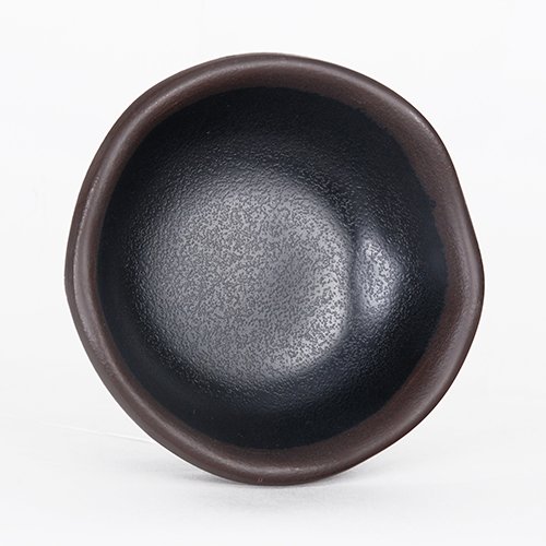 IT-F11TM Round Sauce Dish, 2oz, Brown/Black Color, Melamine, 3.25(w)x3.25(d)x1.25(h) inch  – 48 each