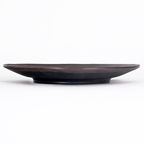 IT-F3108TM Round Plates, Matte Black/Brown Color, Melamine, 8*w)x8(d)x1(h) inch – 20 each