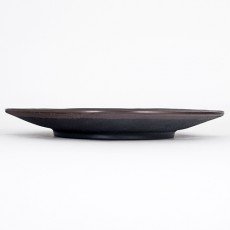 IT-F3111TM Round Plates, Matte Black/Brown Color, Melamine, 11(w)x(11d)x1.24(h) inch – 8 each
