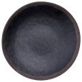 IT-F3111TM Round Plates, Matte Black/Brown Color, Melamine, 11(w)x(11d)x1.24(h) inch – 8 each