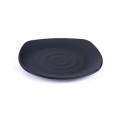 IT-Y1288B Square Plates, Matte Black Color, Melamine, 11(w)x11(d)x0.75(h) inch – 12 each