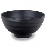 IT-H2007B Round Bowls, 24oz Capacity, Matte Black, Melamine, 6.5(w) x 6.5(d) x 3.25(h) inch – 30 each
