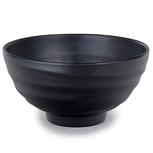 IT-H2007B Round Bowls, 24oz Capacity, Matte Black, Melamine, 6.5(w) x 6.5(d) x 3.25(h) inch – 30 each