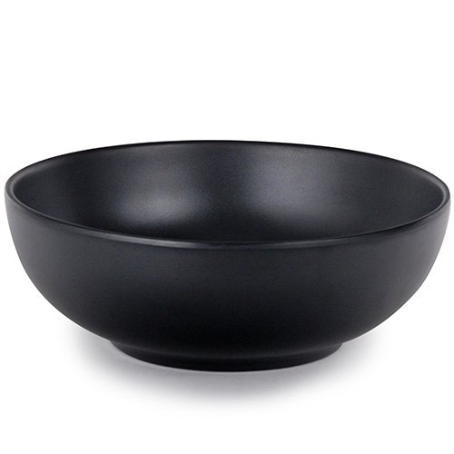 IT-H2054B Bowls,16oz, Round, Melamine, Matte Black Color, 5-1/2(w) x 5-1/2(d) x 2(h) inch – 12 each