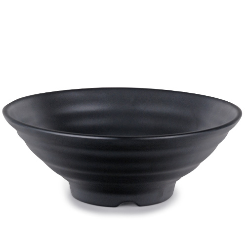 IT-H2061B Soup Bowls, 48oz, Matte Black Color, Melamine, 9(w)x9(d)x3.25(h) inch – 12 each