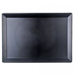 IT-HW2031B Rectangular Plates, Matte Black, Melamine, 12.75(w)x9(d)x0.75(h) inch – 16 each