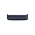 IT-Y19B Rectangular Plates, Matte Black Color, Melamine, 8.75(w)x3.75(d) x 1(h) inch – 12 each