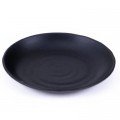 IT-Y7007B Round Plates, Matte Black Color, Melamine, 7.25(w) x7.25(d)x0.75(h) inch – 20 each