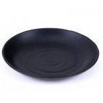 IT-Y7007B Round Plates, Matte Black Color, Melamine, 7.25(w) x7.25(d)x0.75(h) inch – 20 each