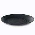 IT-Y7010B Round Plates, Matte Black Color, Melamine, 10.25(w) x 10.25(d) x1(h) inch – 24 each