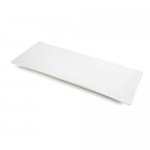 David&Lilly J0399 Rectangular Plates, White, Ceramic, 10.25(w) x 4(d) x 1(h) inch – 12 each