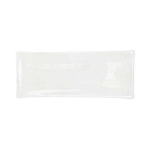David&Lilly J0399 Rectangular Plates, White, Ceramic, 10.25(w) x 4(d) x 1(h) inch – 12 each