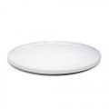 David&Lilly J21523 Round Plates, White, Ceramic, 10.25(w) x 10.25(d) x 0.75(h) inch – 12 each