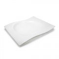Sam&Squito J3014 Wave Plates, Rectangular, White Ceramic,10(w) x 8 .5(d) x 1(h) inch – 12 each