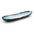 JX213-S Platter, Oval, Green Ceramic, 13.25(w) x 4(d) x 1.25(h) – 12 each