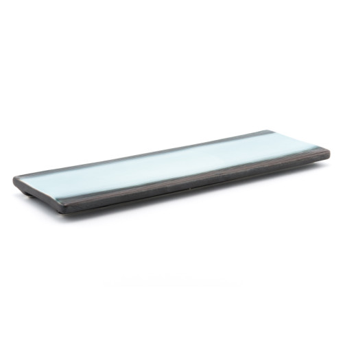 JX215-S Platter, Rectangular, Green Ceramic, 15(w) x 5(d) x 1.75(h) inch – 6 each