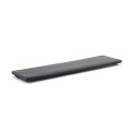 JX218-B Rectangular Platter, Black Ceramic, 18.5(w) x 5(d) x 1.75(h) inch – 6 each
